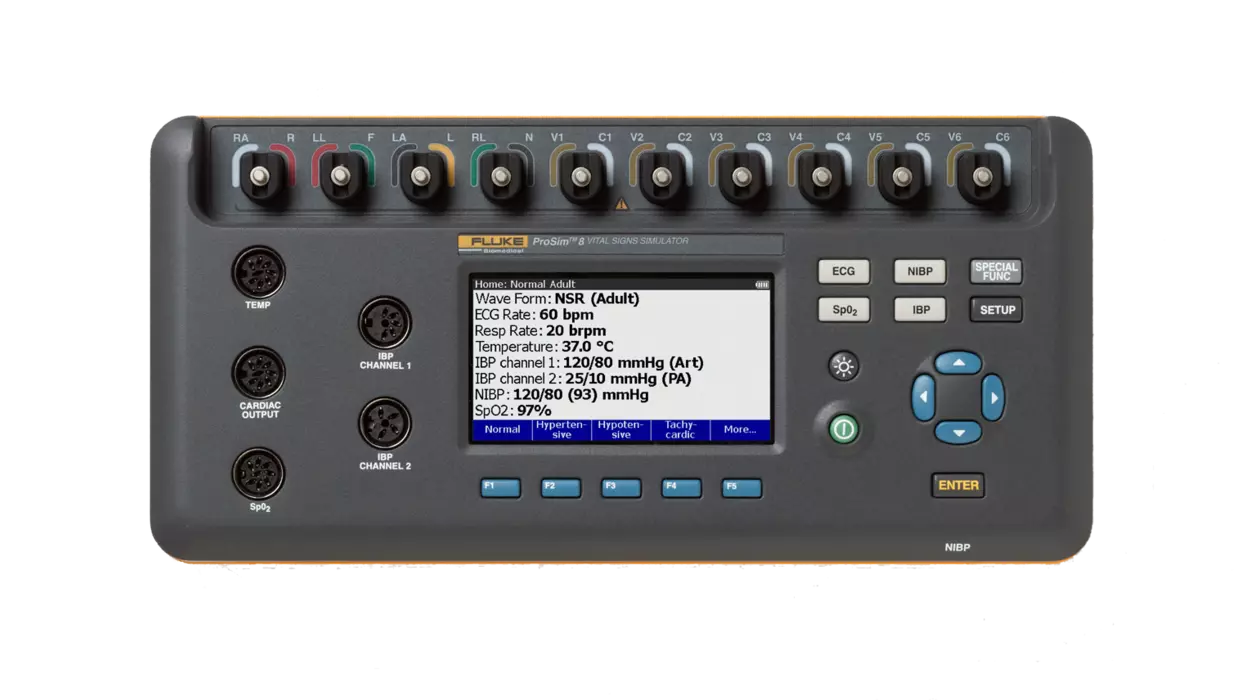 Fluke ProSim 8 y ProSim 8P, simuladores de signos vitales