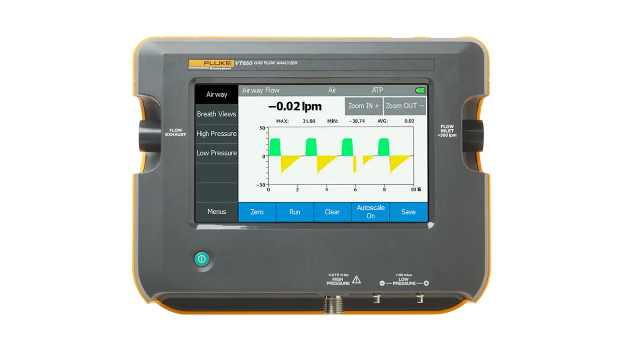 Fluke VT650, analizador de flujo y gases