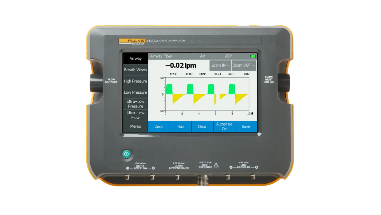 Fluke VT900A, analizador de flujo y gases